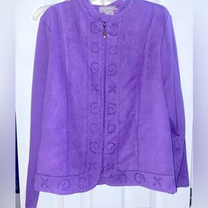 Petite TanJay Petites long sleeve full zip top